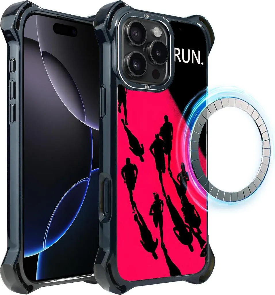 Étui iPhone 16 Pro Max IBIZU DropGuard Ultra MagSafe #Move Night Marathon