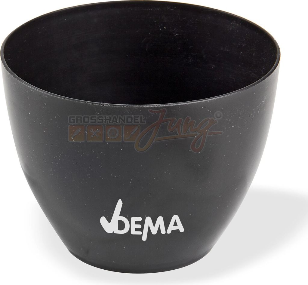 Gipsbecher GB 075 aus Kunststoff, Schwarz, 0,75 Liter, formstabil und leicht zu reinigen