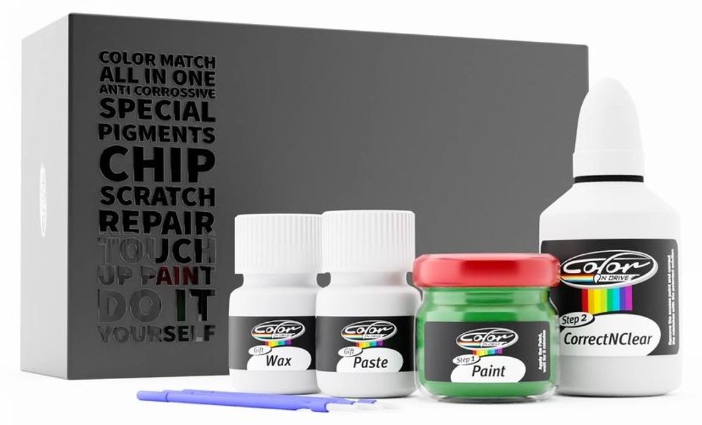Lakstift set voor Volkswagen Cipressino-Grün Metallic LA6H