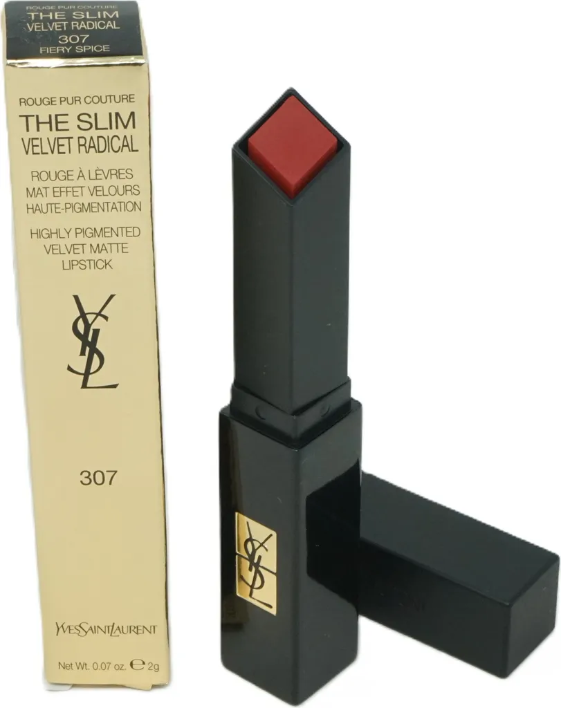 YSL The Slim Velvet Radical 307 Fiery Spice Rouge à Lèvres Mat Velouté