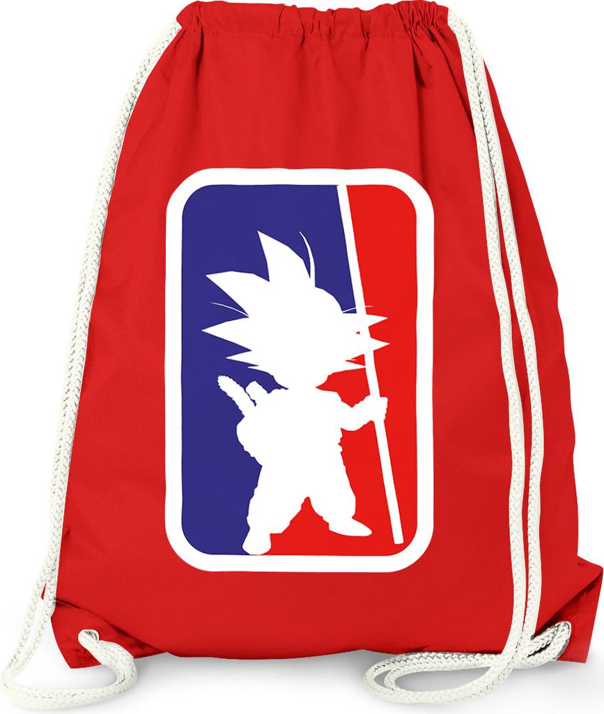 Turnbeutel Son Goku Child Major League Retro Dragonball - Moonworks rot unisize