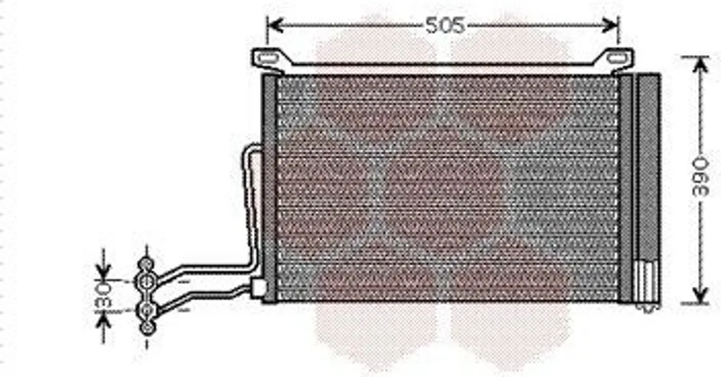 Condenseur de climatisation MINI R50 pour réparer la ventilation