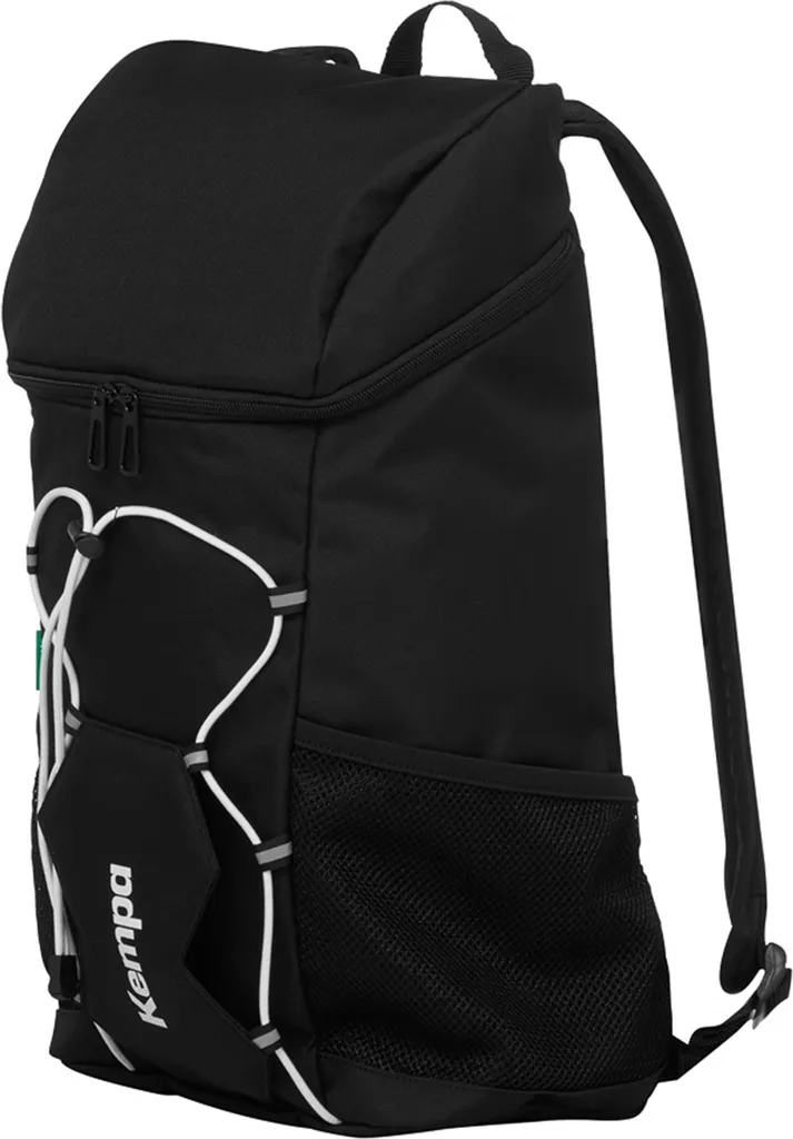 Kempa Sac à Dos Pro Noir - Backpack de Sport Haute Résistance avec Logo