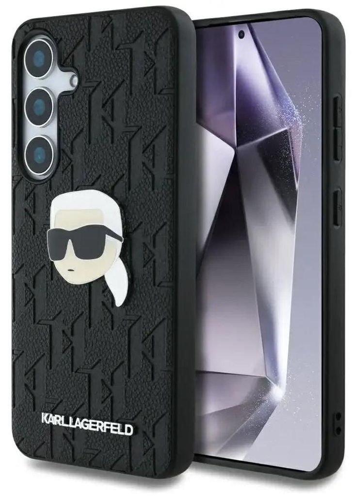 Karl Lagerfeld, kožený monogram, karafiát, logo, Karl Head, Obrázek produktu 