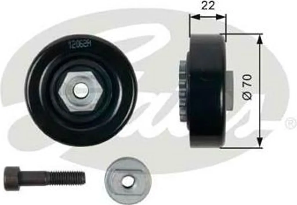Rouleau tendeur pour courroie d'accessoires de Chevrolet Aveo