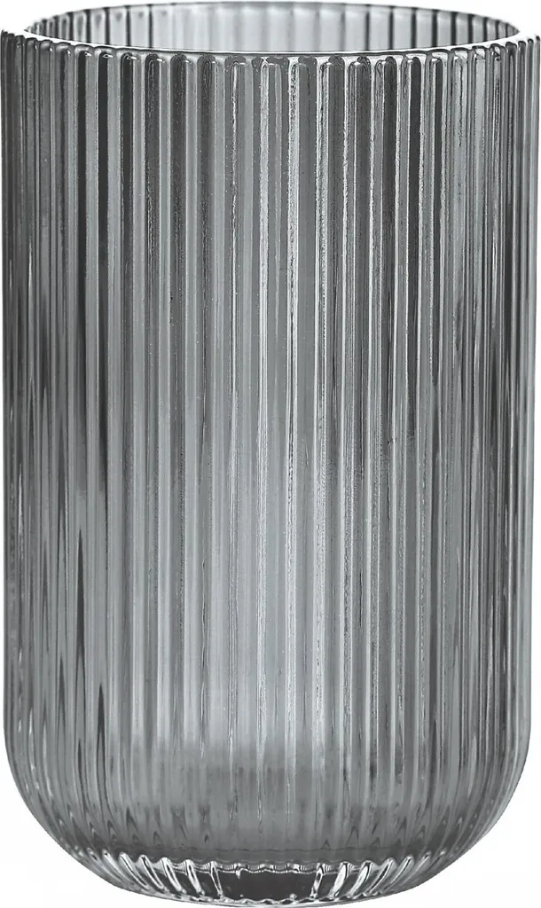 8 Bicchieri Cocktail Neri Rilievo 400ml - Vetro Borosilicato Termico