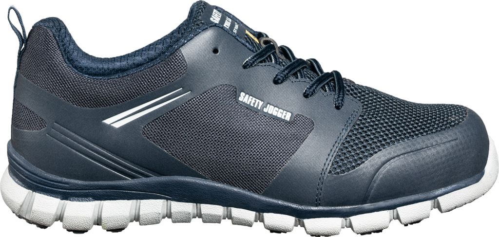 Safety Jogger LIGERO S1P SRC ESD Sicherheitshalbschuh, extrem leicht, sportlich, Gr. 47, nav (marineblau)
