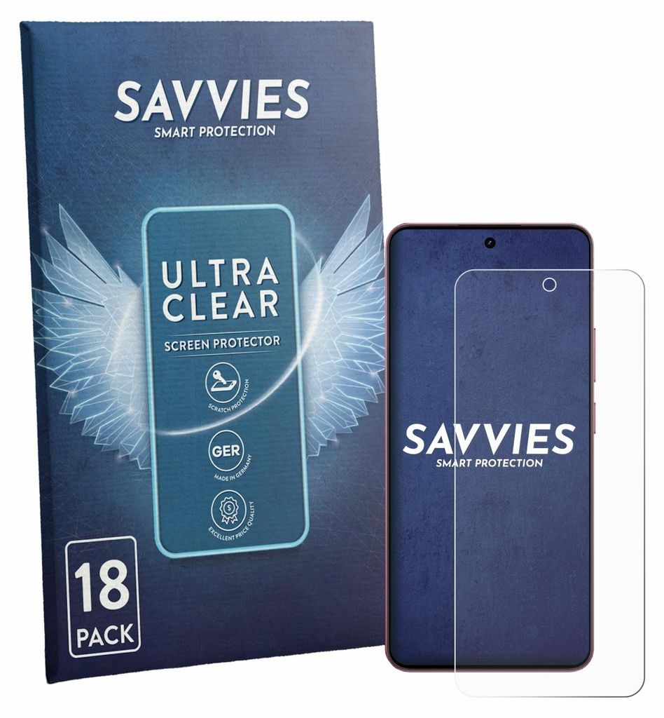 18x Für realme P4 Lite Schutzfolie Savvies Displayschutz Display Schutz Folie Klar Transparent