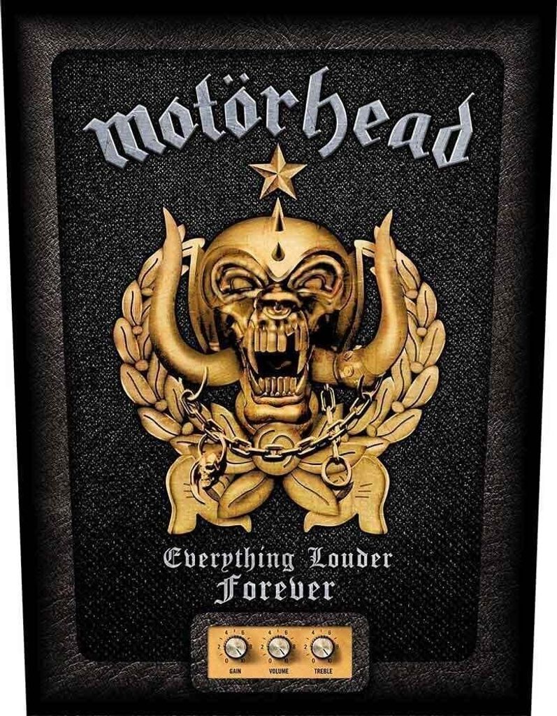 Motörhead Everything Louder Forever Aufnäher zum Aufnähen 36 x 30 cm