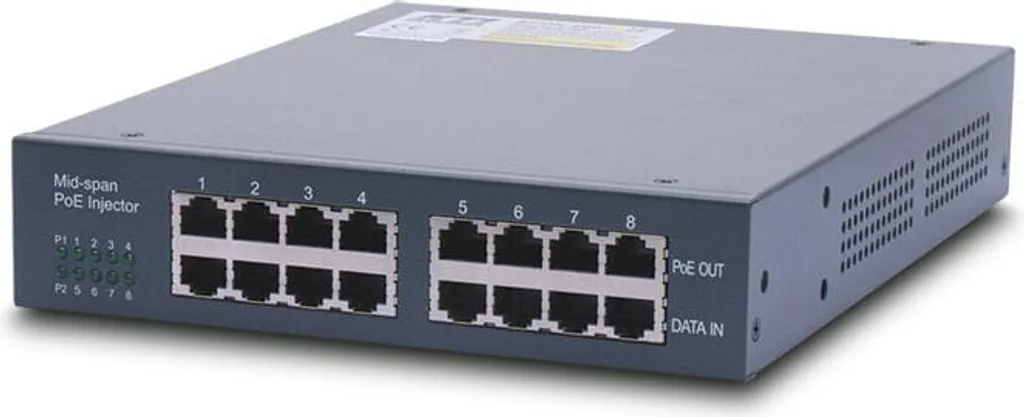 Injecteur High PoE 8 ports KPOE-800HP idéal vidéosurveillance IP