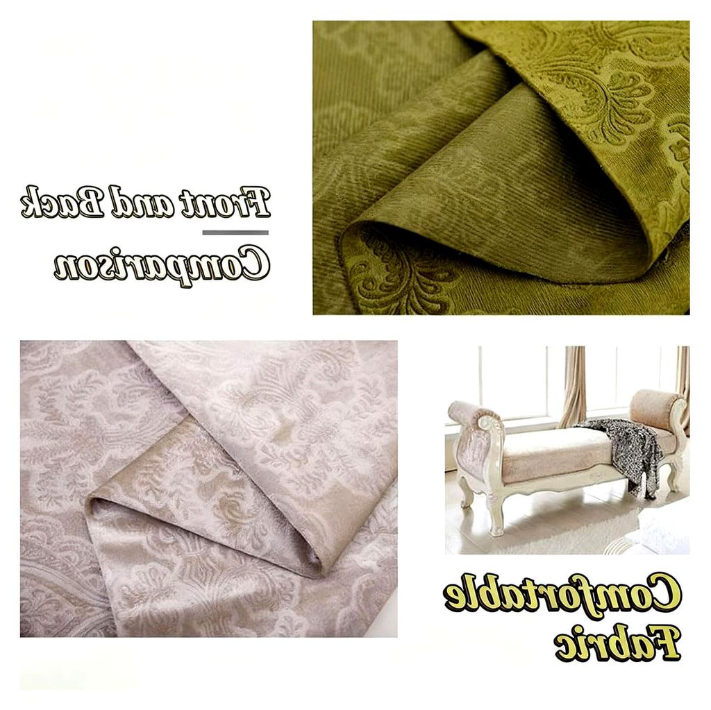 Samtstoff Meterware Polsterstoff Weich und Strapazierfähig Polyestermaterial Breite 145 cm für Nähen DIY Handarbeit, Vorhang Möbel Dekoration (...