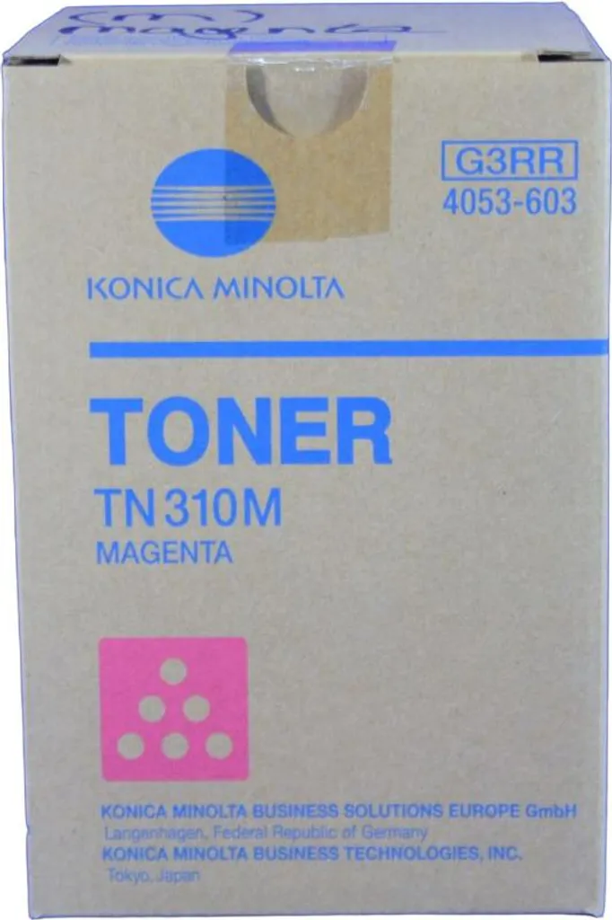 Toner magenta Konica Minolta TN310M pour documents pros et rapports