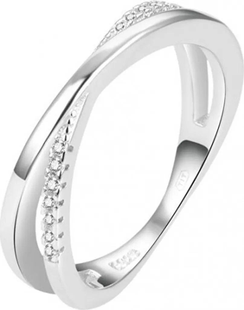 Grazioso Anello Doppio AGG225 Argento 925 - Minimal Chic 56mm
