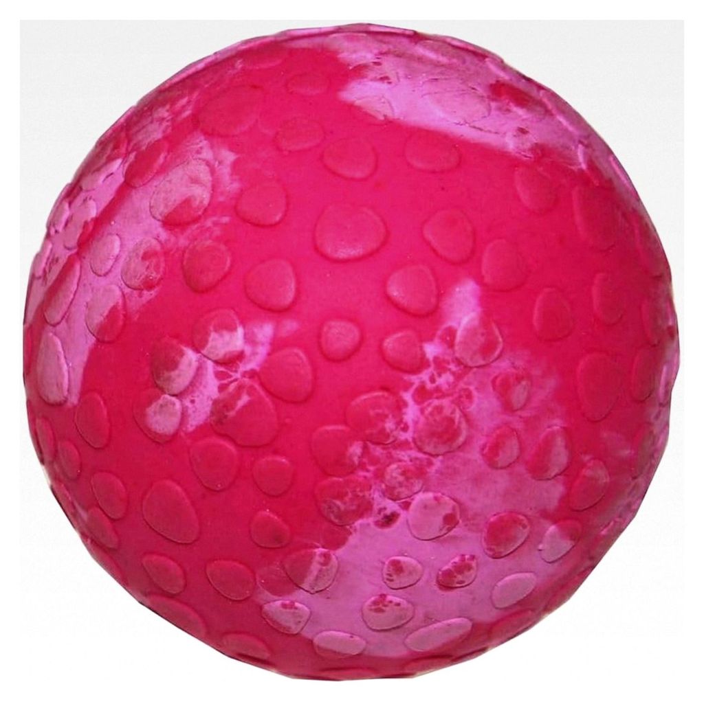 Wasserball für Hunde und Katzen, Himbeer, 7 cm, für erwachsene Hunde, Outdoor, wasserresistent, Kautschuk, Spielzeug