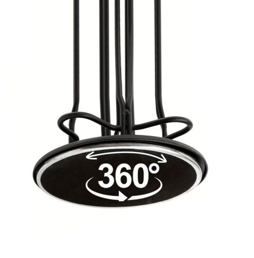 Portacapsule Girevole Bremermann Per 56 Capsule TASSIMO – Dispenser A Torre In Metallo Nero