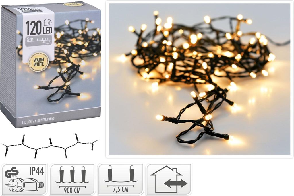 120 LED Luci dell'albero di Natale all'aperto 9 m Luce Immagine del prodotto 