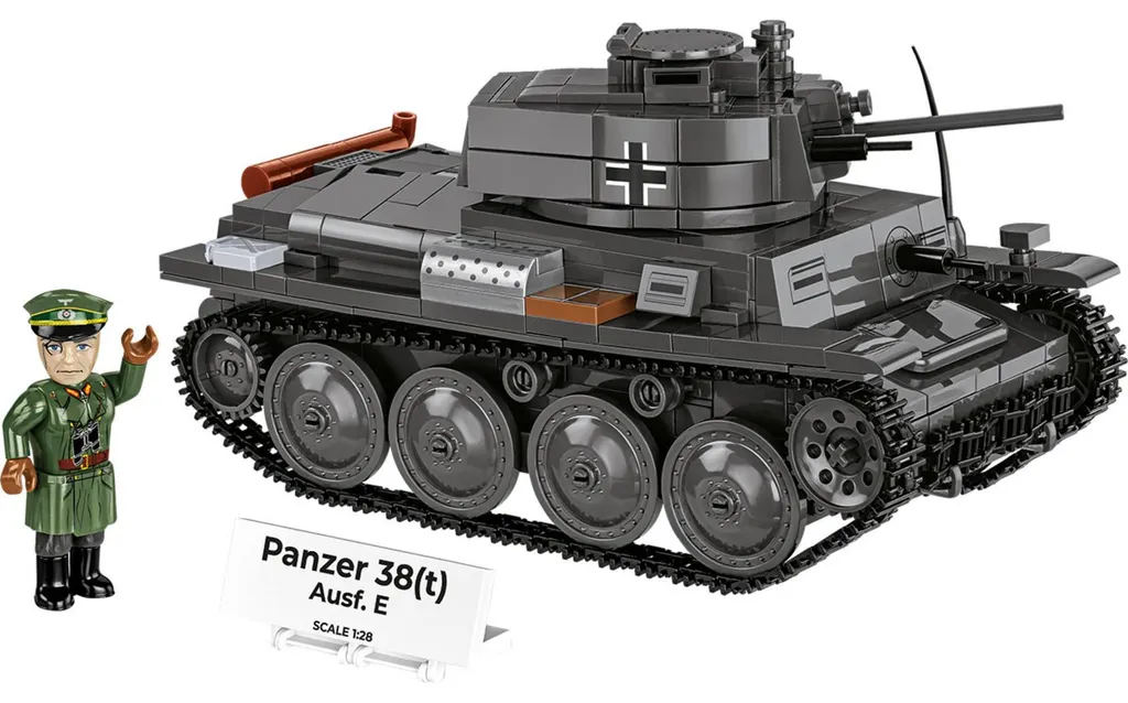 Cobi 2666 Panzer 38(T) WWII 384 briques - Kit construction maquette fiable