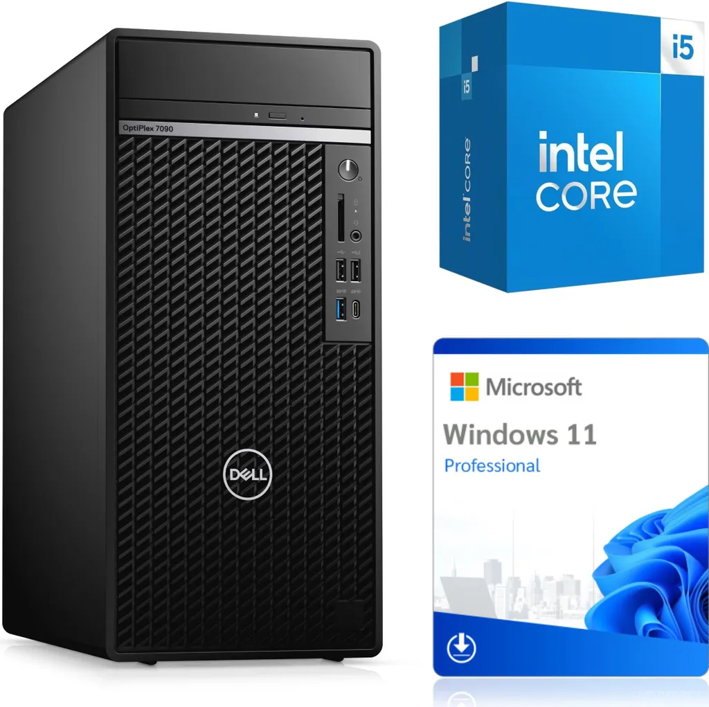PC Computer Dell OptiPlex 7090 Tower | Intel i5-10500 | 8 GB DDR4 | 256 GB SSD | Win11  | Grade A
