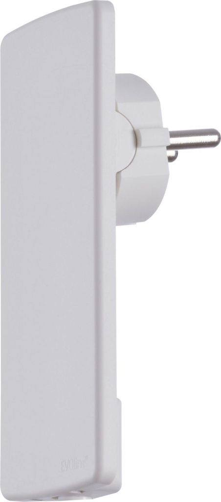 Wtyczka płaska EVOline Plug, wtyczka Schuko bez kabla Zdjęcie produktu 