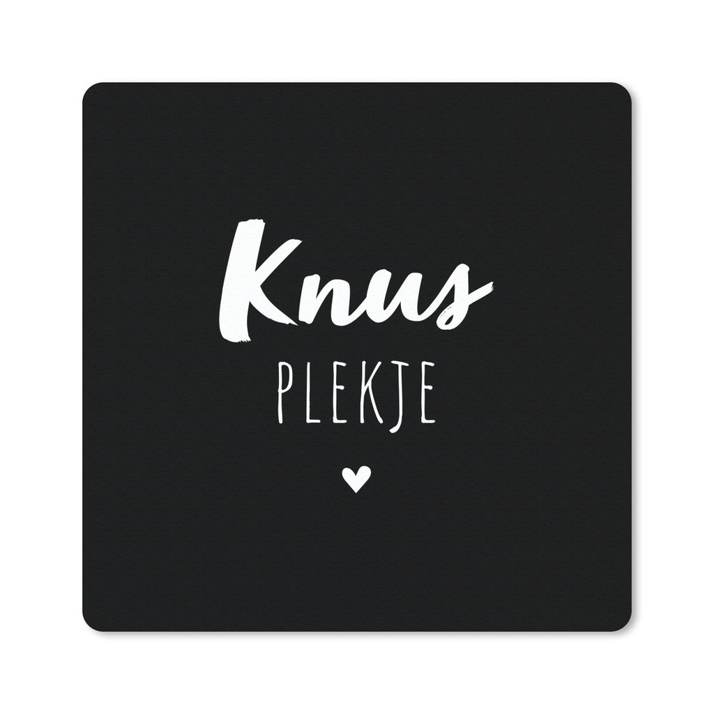 MuchoWow Mauspad Mousepad Startseite - Zitate - Gemütlicher Ort - Text 30x30 cm - Mousepads - Maus Mat - Pad - Mausunterlage - Gaming