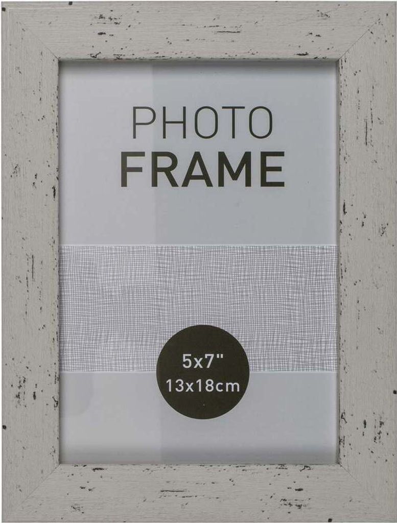 Bilderrahmen 12er Set Holz Optik Vintage für 13 x 18 cm weiß