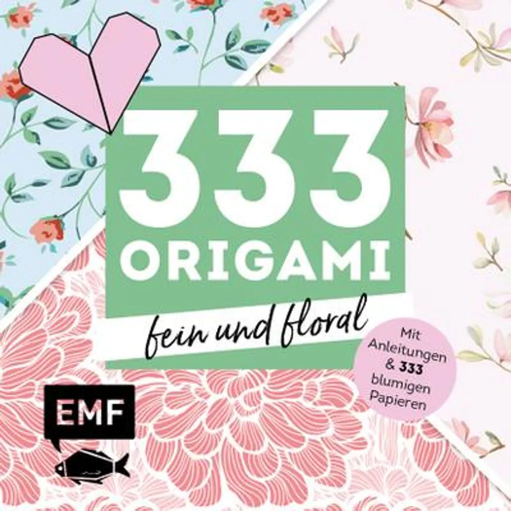Origami 333 Feuilles aux Motifs de Fleurs de Cerisier et de Printemps