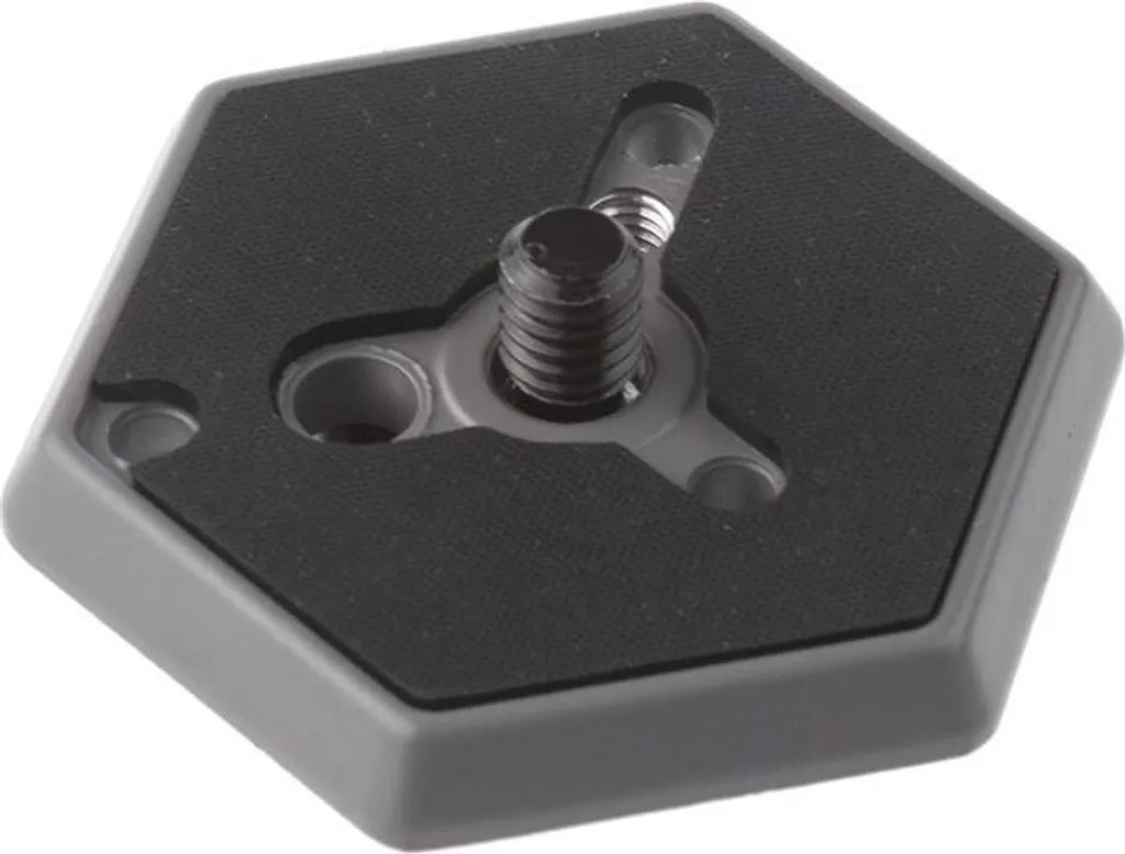 Manfrotto 030-14 Plaque en Aluminium Gris avec Fixation Universelle