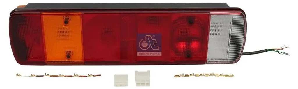 Feu arrière 24V DT Spare Parts 1.21438 robuste avec dimensions 515x152mm