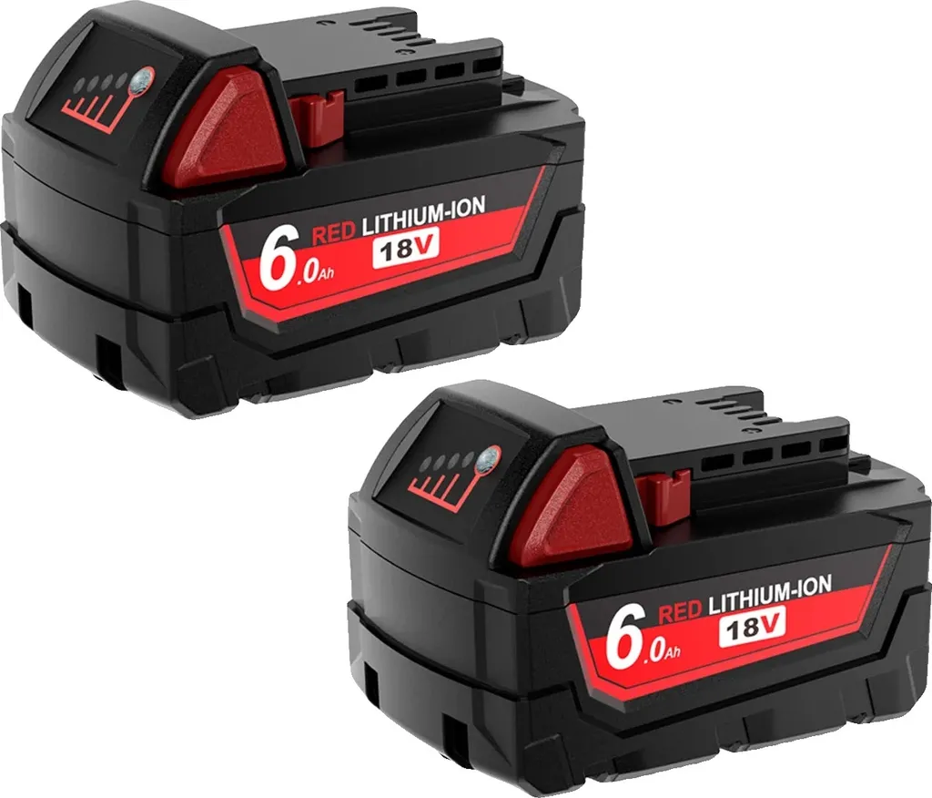 Kit 2x Batterie 18V 6.0Ah - Massima Potenza per il Tuo Avvitatore