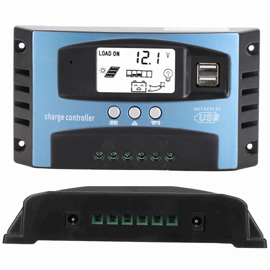 MPPT 100A solárny regulátor nabíjania Duálny USB LCD Obrázok produktu 