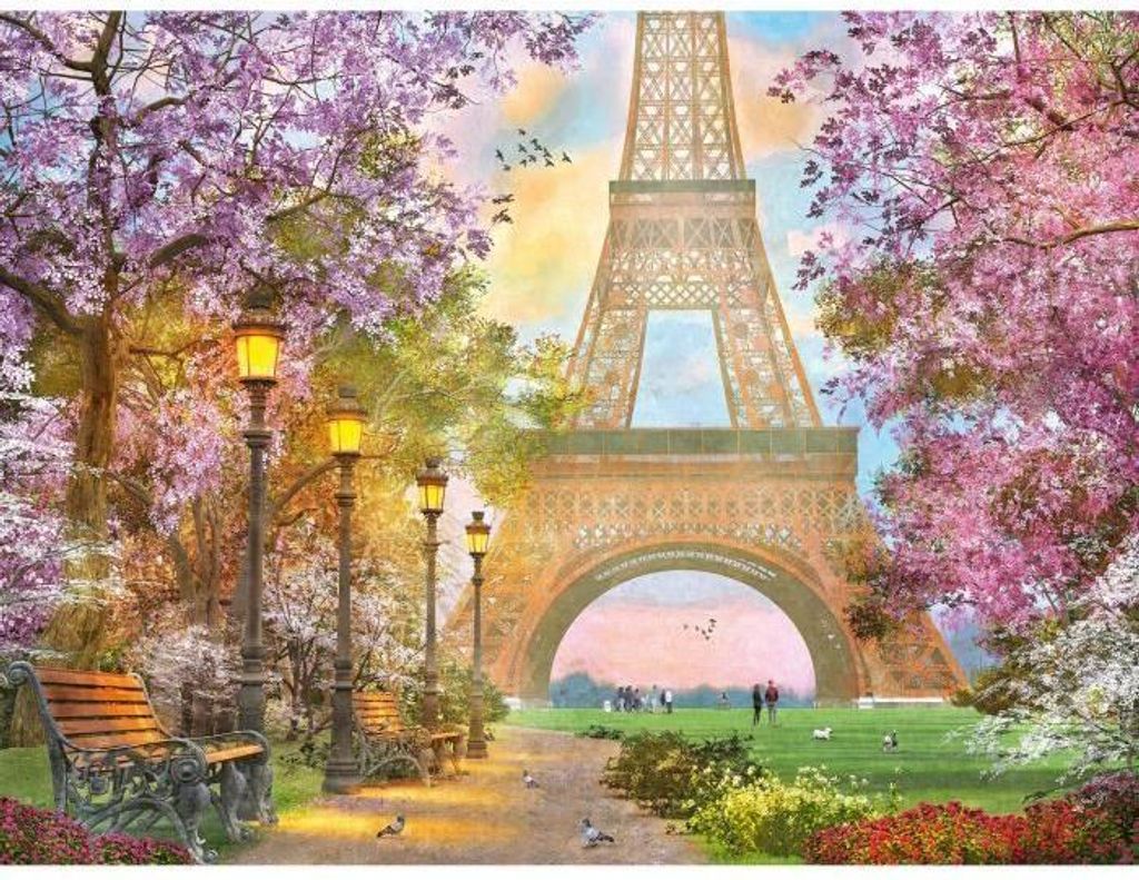Ravensburger 1500 Teile Puzzle Love in Paris Erwachsene & Kinder ab 14 Jahren Hochwertiges Puzzle 80x60cm 12000694