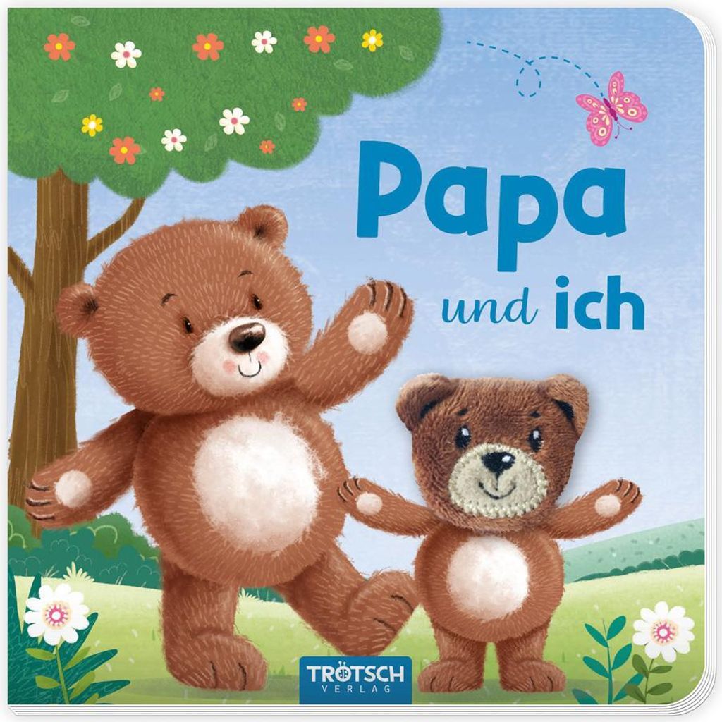 Trötsch Fingerpuppenbuch Papa und ich: Beschäftigungsbuch Kinderbuch Geschichtenbuch