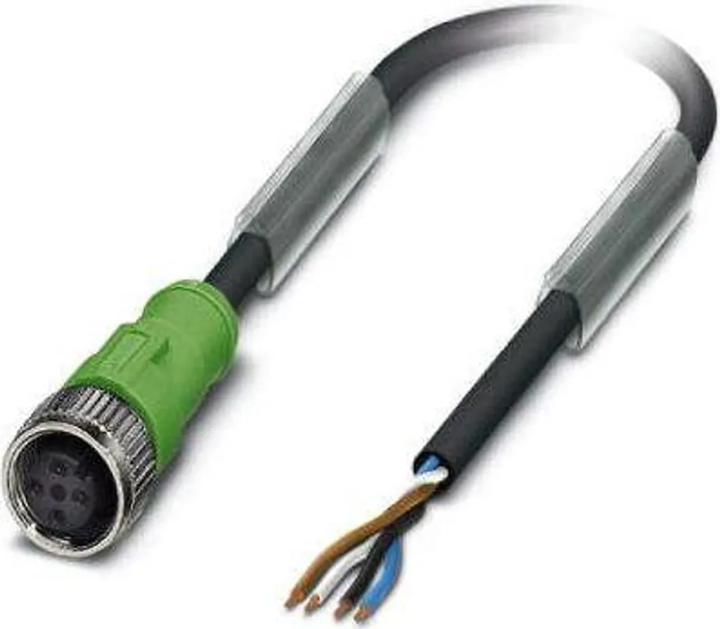 Câble Capteur Actionneur Phoenix Contact 1668124 M12 5m Connecté