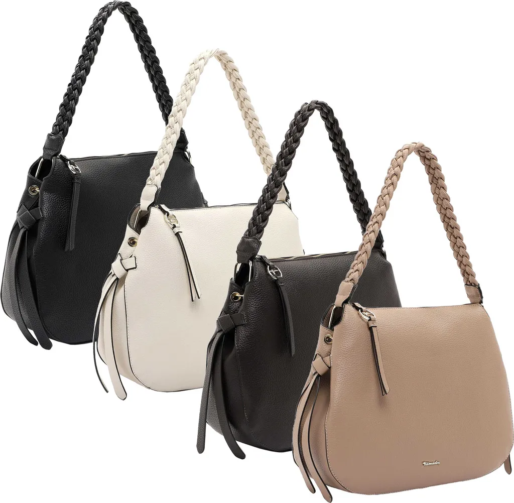 Tamaris Sac à main Femme Chic - Modèle Bernadette en Similicuir Noir