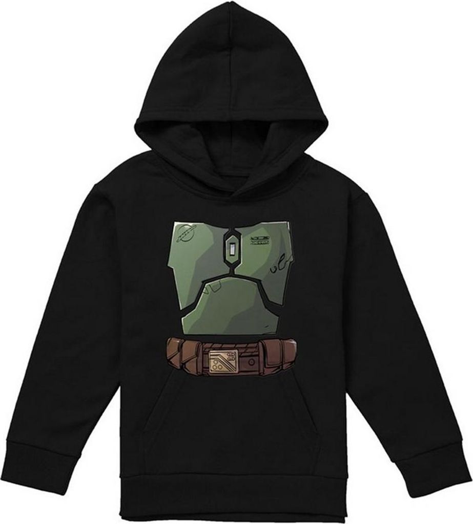 Star Wars - Kapuzenpullover für Kinder TV23937 (116) (Schwarz)