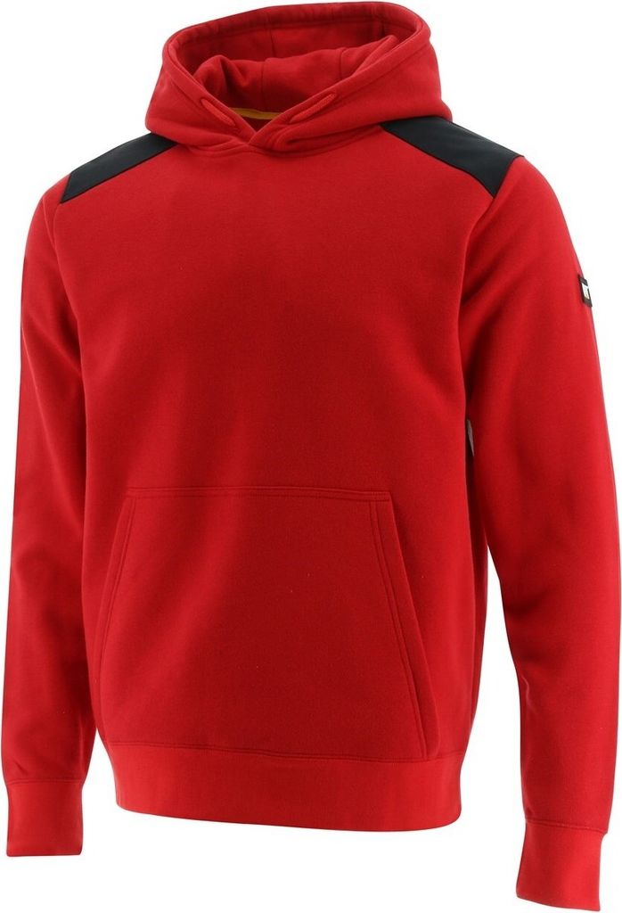 Caterpillar - "Essentials" Hoodie für Herren FS8620 (L) (Leuchtend Rot)