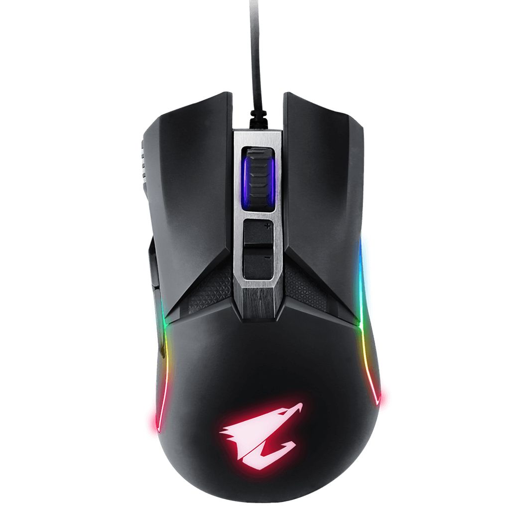 GIGABYTE AORUS M5, rechts, Optisch, USB Typ-A, 16000 DPI, Produktbild 