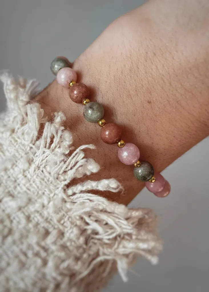 Bracelet boules en jade véritable élastique pour femme et homme chic