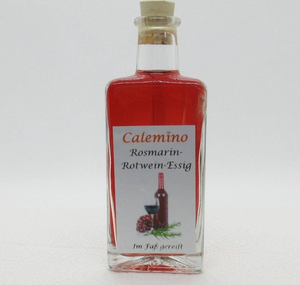 Rosmarin-Rotwein-Essig mit 3% frischem Rosmarin 100ml
