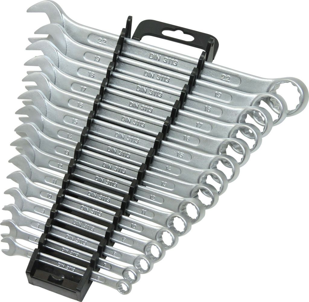 FAMEX 10355-15 Ringmaulschlüssel Satz - Gabelringschlüssel Produktbild 