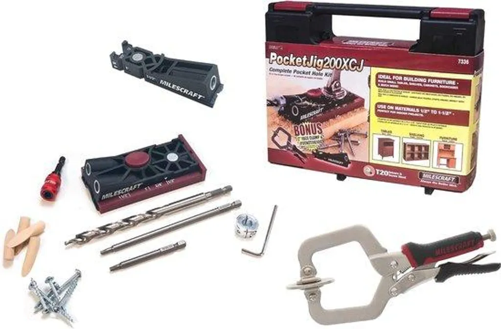 Kit de forets étagés pour assemblages d'angle et raccords en T précis
