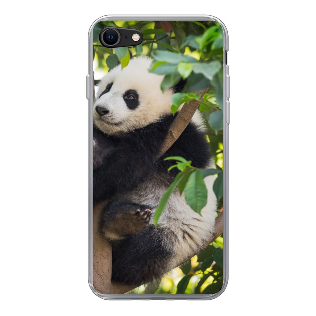 MuchoWow® Handyhülle Schutzhülle Hülle für iPhone 7 Panda - Produktbild 