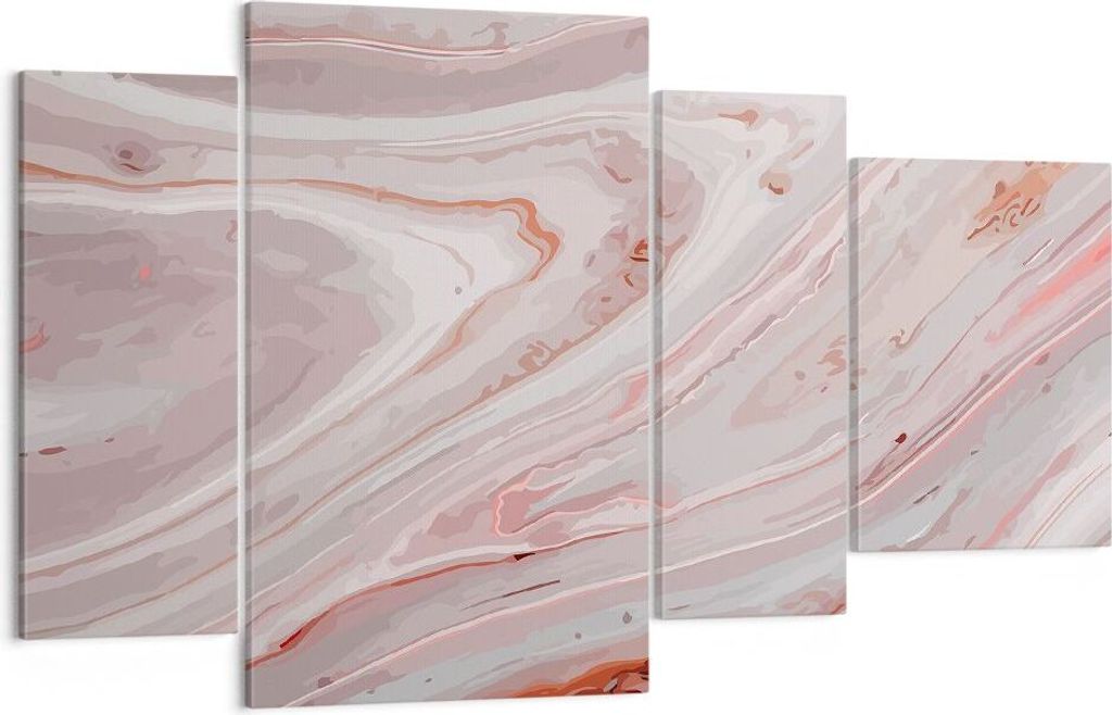 Bild auf Leinwand - Leinwandbild - Abstraktion modern - 120x70cm - Wand Bild - Wanddeko - Leinwanddruck - Bilder - Kunstdruck - Wanddekoration - Le...