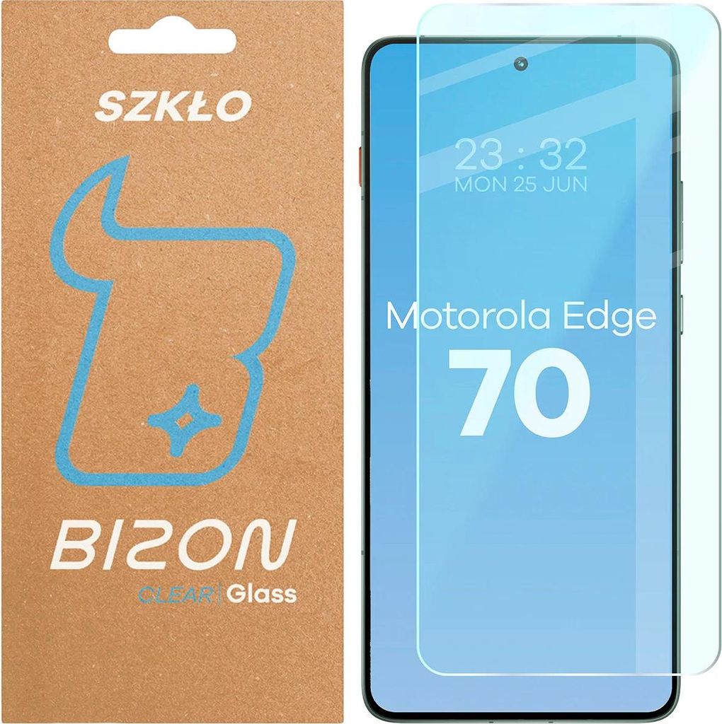 Gehärtetes Glas für Motorola Edge 70, Bizon Glass Clear 2 Produktbild 