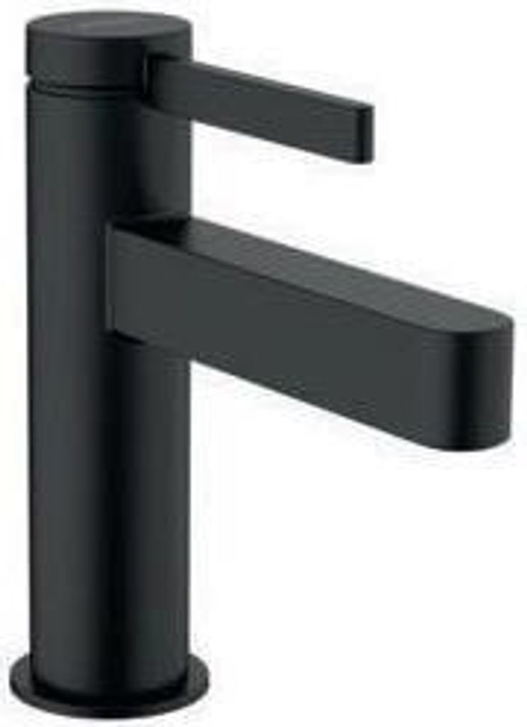 hansgrohe Finoris Einhebel-Waschtischarmatur 100 mit Push-Open Ablaufgarnitur, Ausladung 126 mm, 76010670