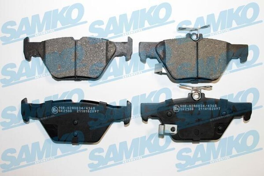 SAMKO Bremsbeläge Satz Hinten Bremsklötze für SUBARU XV (GT) 5SP2097