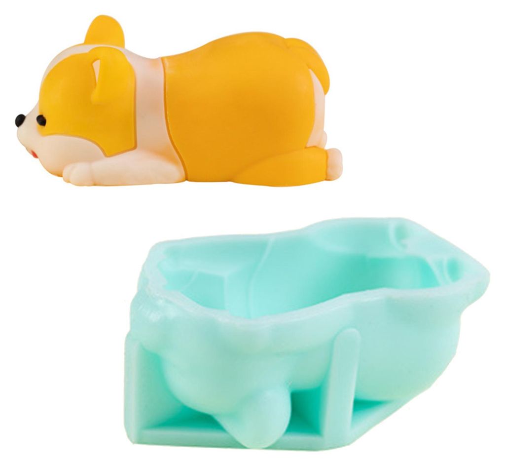Tier-Eiswürfelform aus Silikon, Krokodil-Eisform, wiederverwendbar, niedlicher Katzen-Wasserschwein-Eiswürfelbereiter für Säfte, Partygetränke...