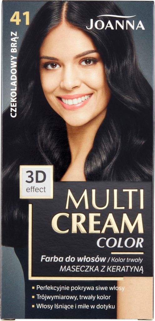Joanna Multi Color 3D Efekt Farba Do Włosów 41 Czekoladowy Zdjęcie produktu 