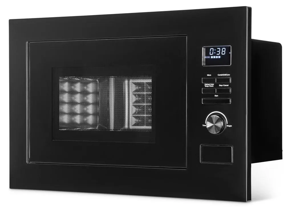 Micro-ondes avec grill 1000W Bomann MWG3001HEB Noir - Design épuré