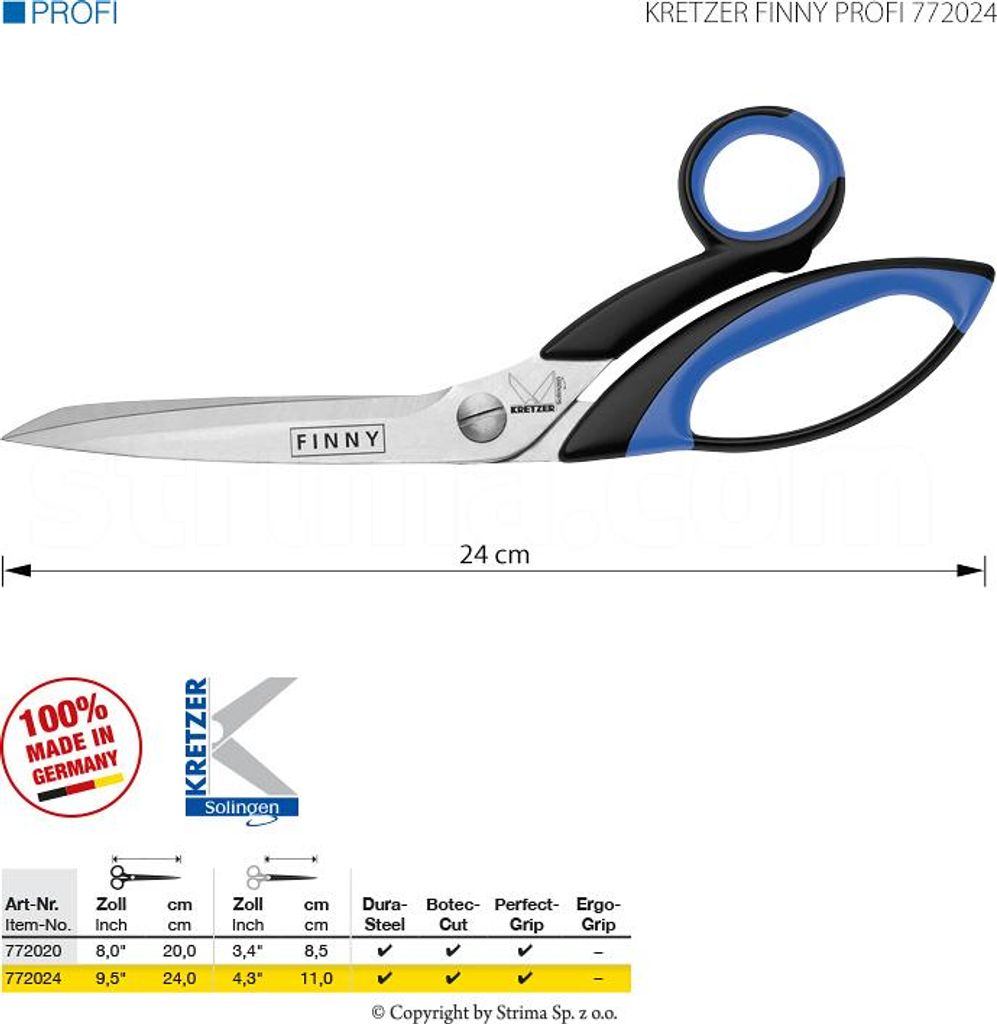 Univerzální nůžky KRETZER FINNY PROFI 772024 Obrázek produktu 